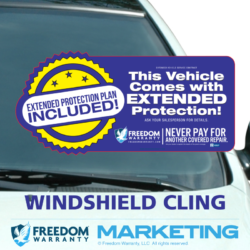 Windshield Cling INCL