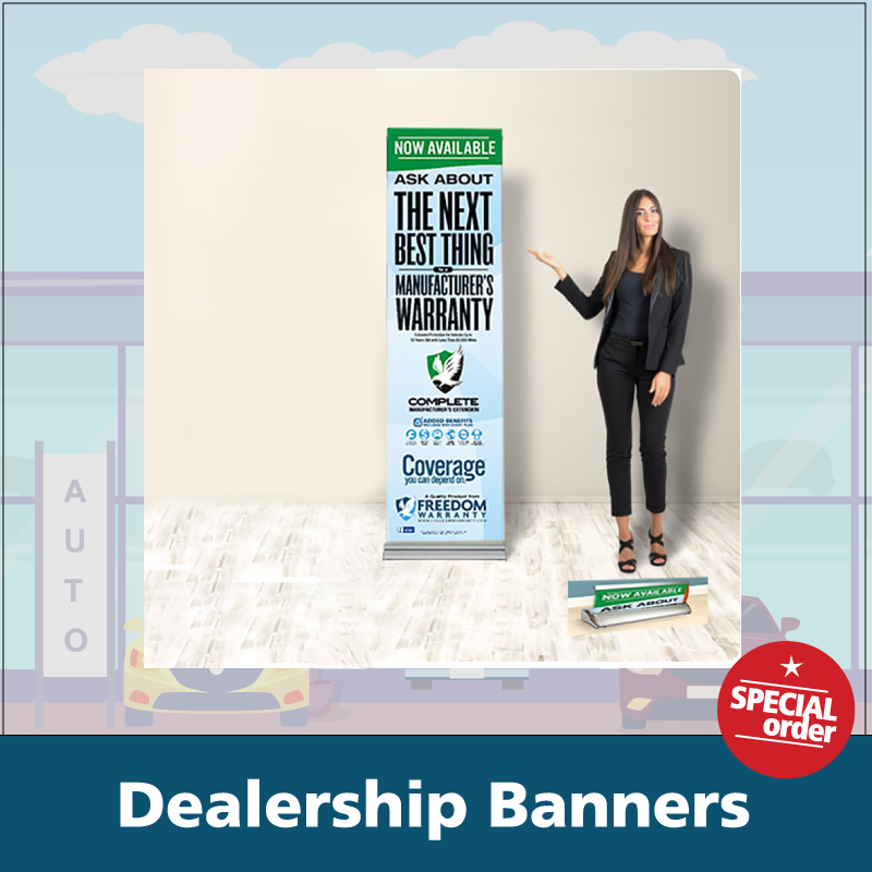 Freedom Warranty Dealership Display
